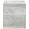 Wisząca szafka nocna, szarość betonu, 45x26x28,5 cm