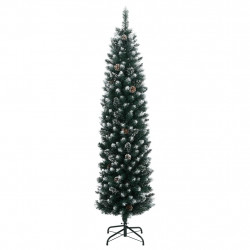 Sztuczna, smukła choinka, 150 lampek LED, 120 cm