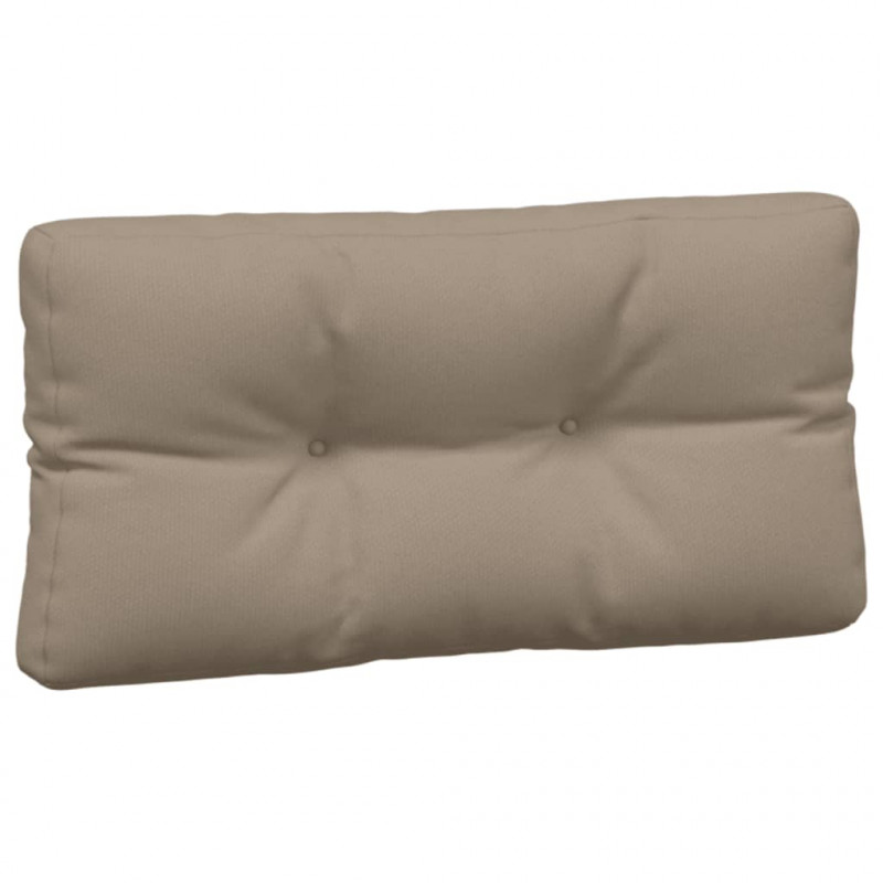 Poduszki na palety, 3 szt., kolor taupe, tkanina