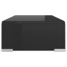 Podstawka pod monitor / telewizor szklana 40x25x11 cm