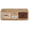 Stolik kawowy, 90x60x30 cm, lite drewno mango