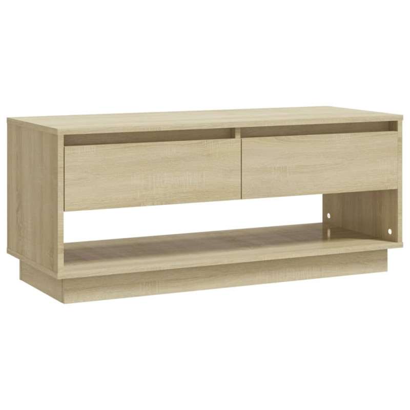 Szafka pod TV, dąb sonoma 102x41x44 cm, materiał drewnopochodny