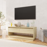 Szafka pod TV, dąb sonoma 102x41x44 cm, materiał drewnopochodny
