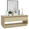 Szafka pod TV, dąb sonoma 102x41x44 cm, materiał drewnopochodny