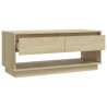 Szafka pod TV, dąb sonoma 102x41x44 cm, materiał drewnopochodny