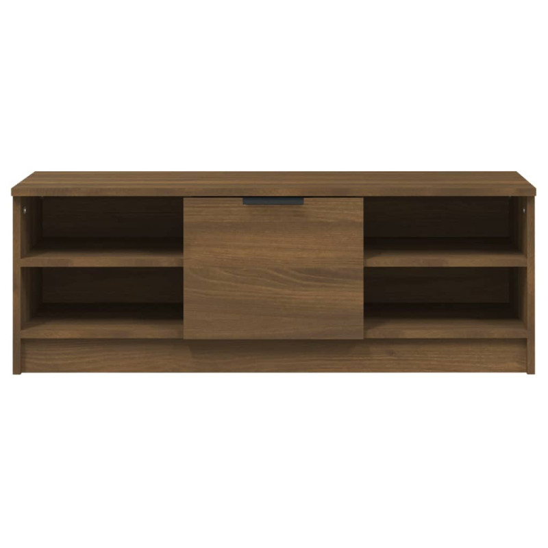 Szafka pod telewizor, brązowy dąb, 102x35,5x36,5 cm
