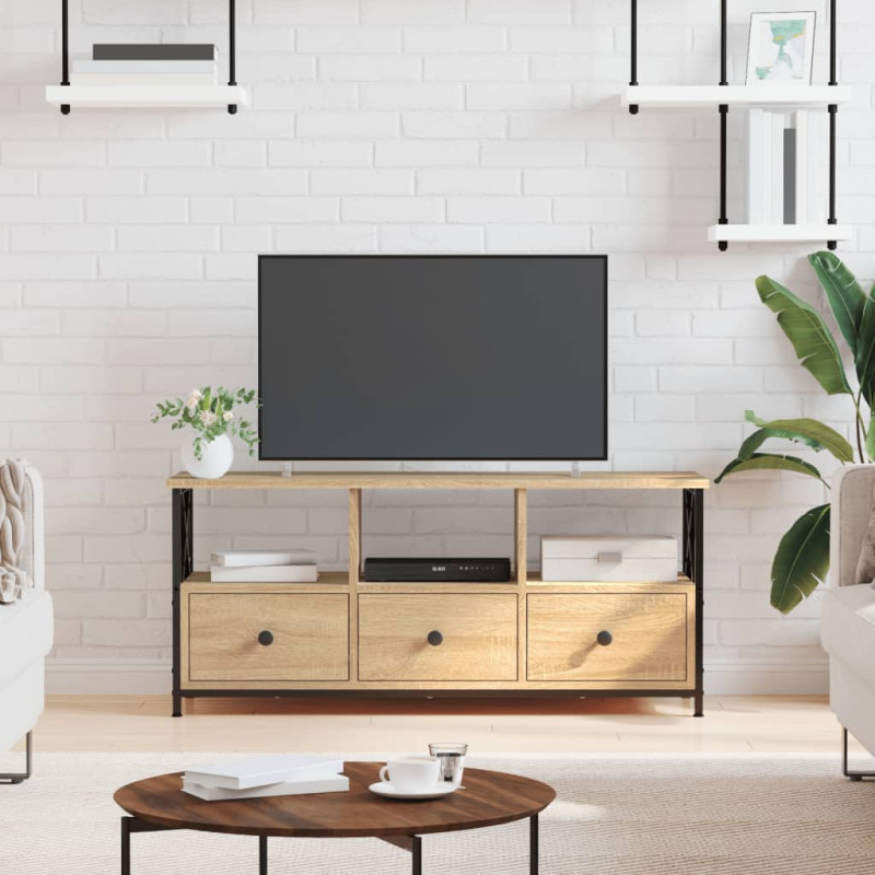Szafka pod telewizor, dąb sonoma, 102x33x45 cm