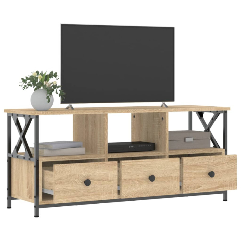 Szafka pod telewizor, dąb sonoma, 102x33x45 cm