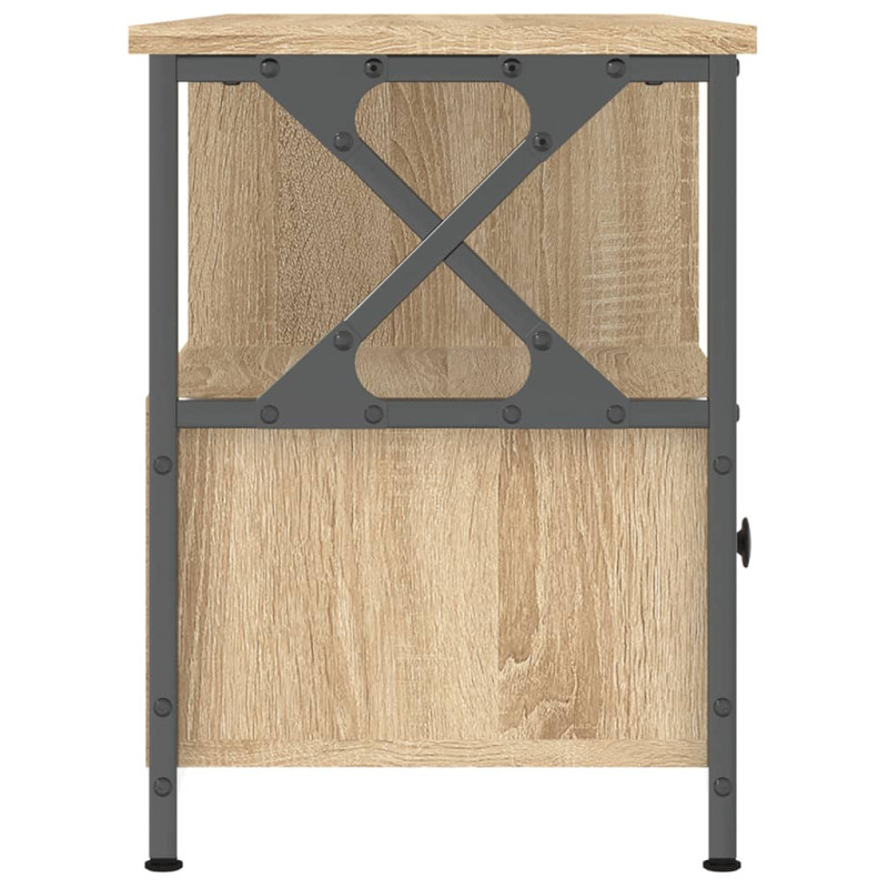 Szafka pod telewizor, dąb sonoma, 102x33x45 cm