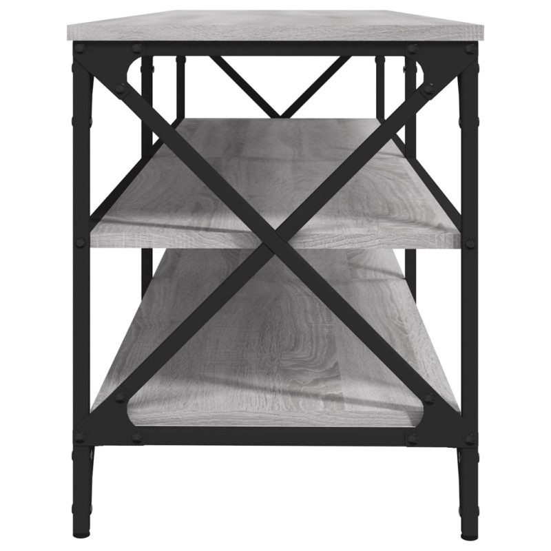 Szafka pod telewizor, szary dąb sonoma, 140x40x50 cm