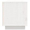 Szafka pod telewizor, biała, 140x35x40 cm, lite drewno sosnowe
