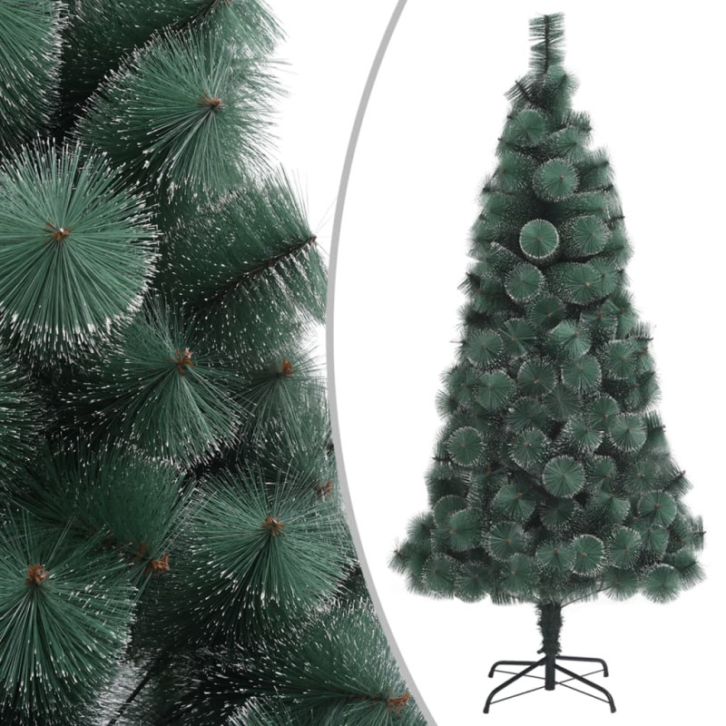 Sztuczna choinka ze stojakiem, zielona, 120 cm, PET
