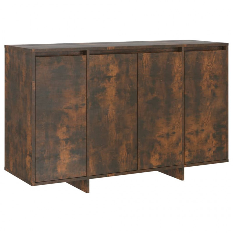 Szafka, przydymiony dąb, 120x41x75 cm, materiał drewnopochodny