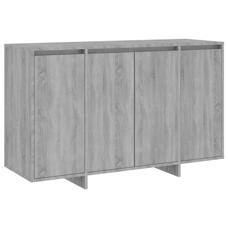 Szafka, szary dąb sonoma, 120x41x75 cm, materiał drewnopochodny