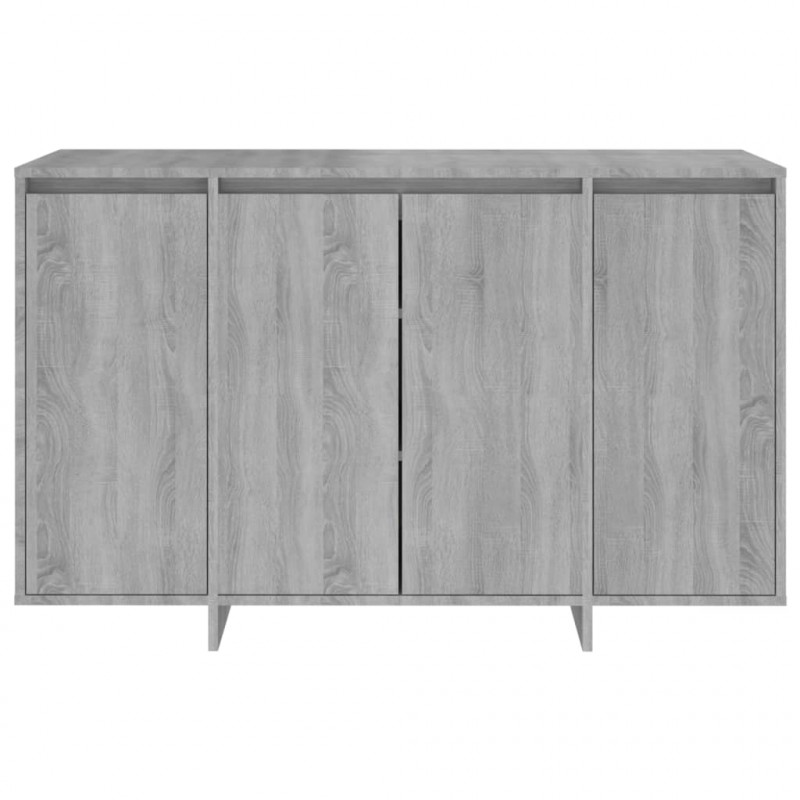 Szafka, szary dąb sonoma, 120x41x75 cm, materiał drewnopochodny