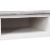 Biurko, szare, 110x45x76 cm, drewniane