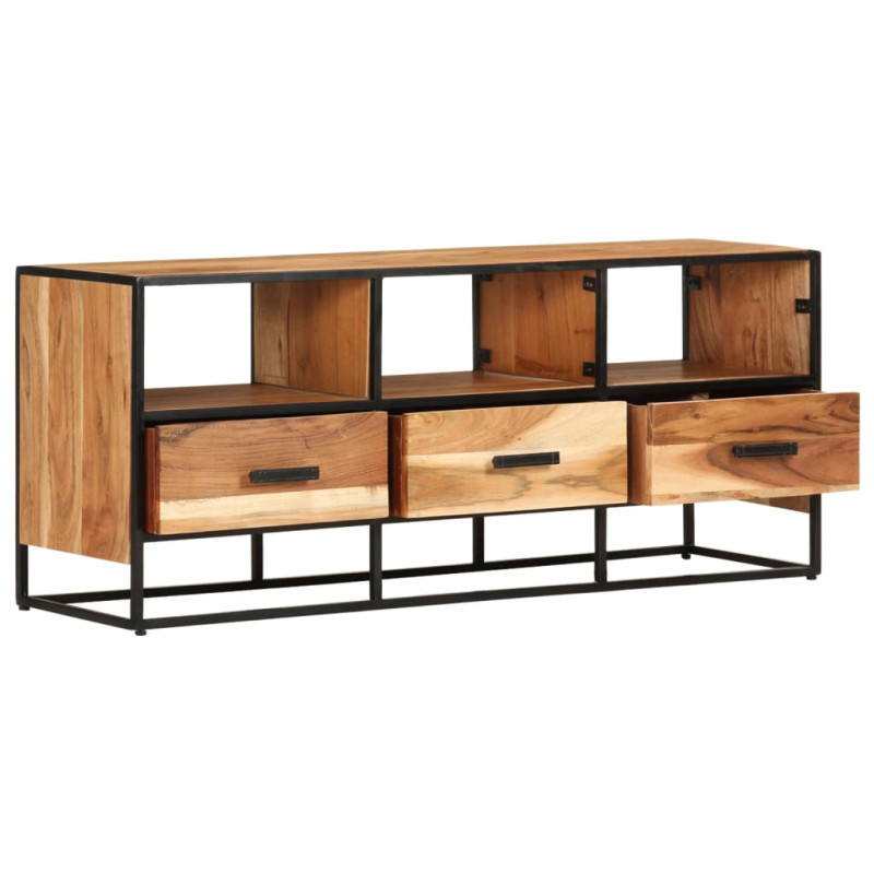 Szafka pod telewizor, 110x30x45 cm, lite drewno akacjowe