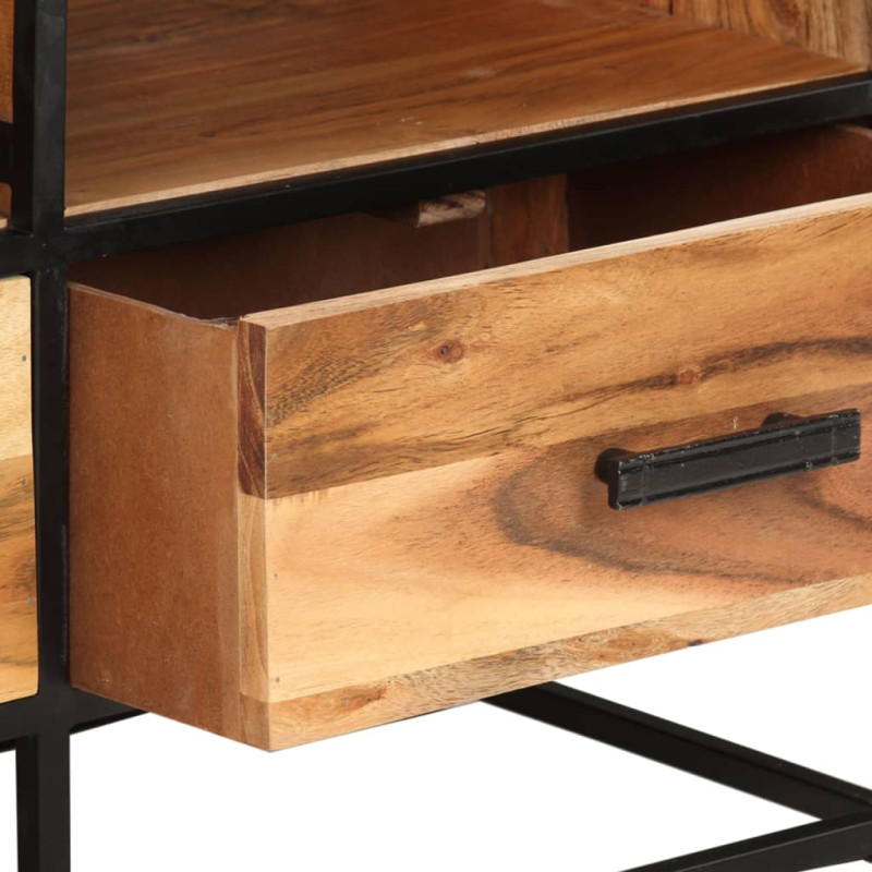 Szafka pod telewizor, 110x30x45 cm, lite drewno akacjowe
