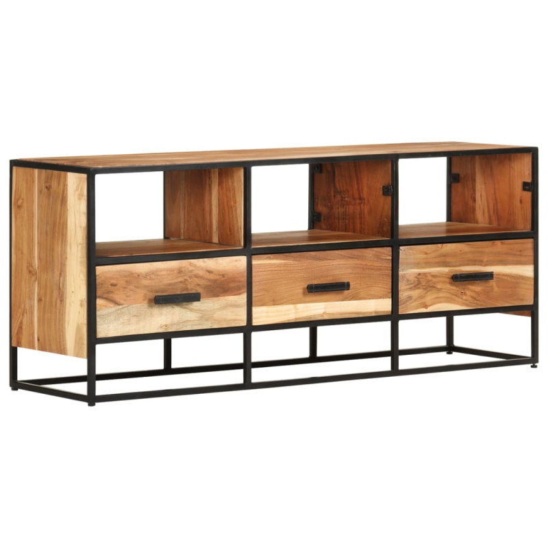 Szafka pod telewizor, 110x30x45 cm, lite drewno akacjowe