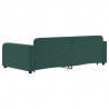 Sofa rozsuwana, ciemnozielona, 100x200 cm, aksamit