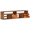 Szafka pod TV, 140x30x35 cm, lite drewno akacjowe