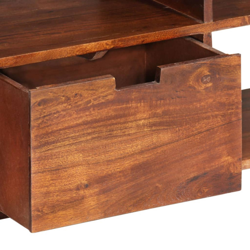 Szafka pod TV, 140x30x35 cm, lite drewno akacjowe