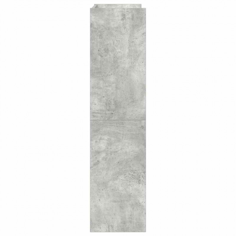 Półka na buty, betonowa szarość, 60x25x100 cm
