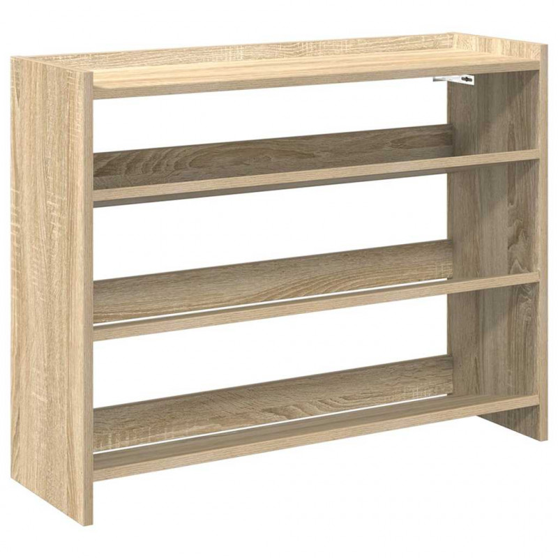 Półka na buty, dąb sonoma 80x25x61,5cm, materiał drewnopochodny