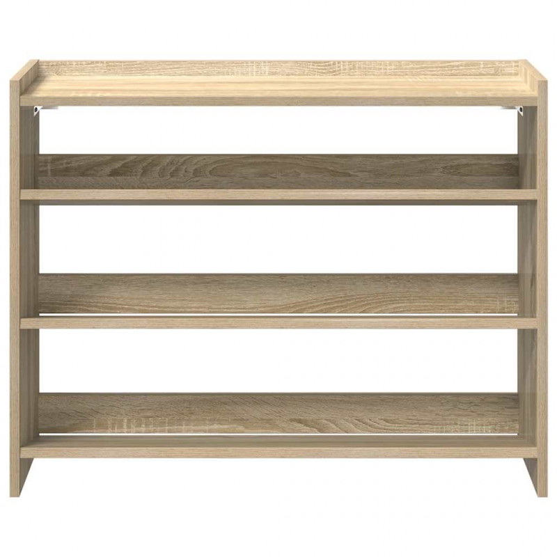 Półka na buty, dąb sonoma 80x25x61,5cm, materiał drewnopochodny
