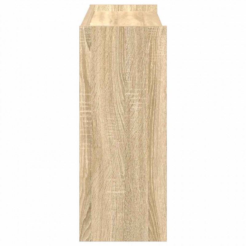 Półka na buty, dąb sonoma 80x25x61,5cm, materiał drewnopochodny