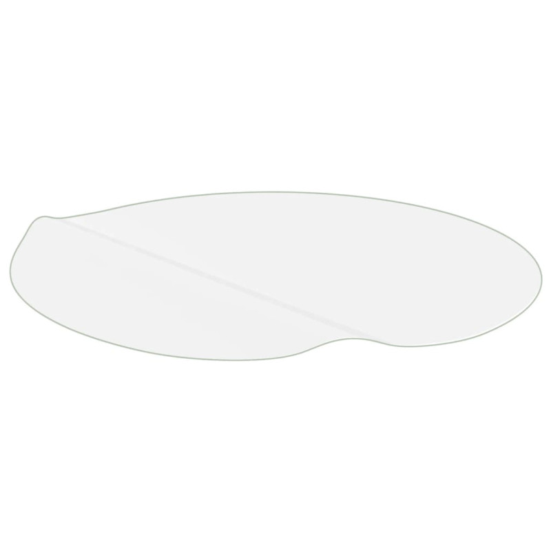 Mata ochronna na stół, przezroczysta, Ø 60 cm, 2 mm, PVC