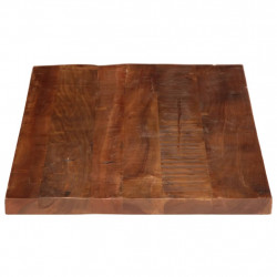 Blat stołu, 110x70x3,8 cm, prostokątny, lite drewno z odzysku