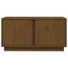 Szafka pod TV, miodowy brąz, 80x35x40,5 cm, lite drewno sosnowe