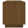 Szafka pod TV, miodowy brąz, 80x35x40,5 cm, lite drewno sosnowe