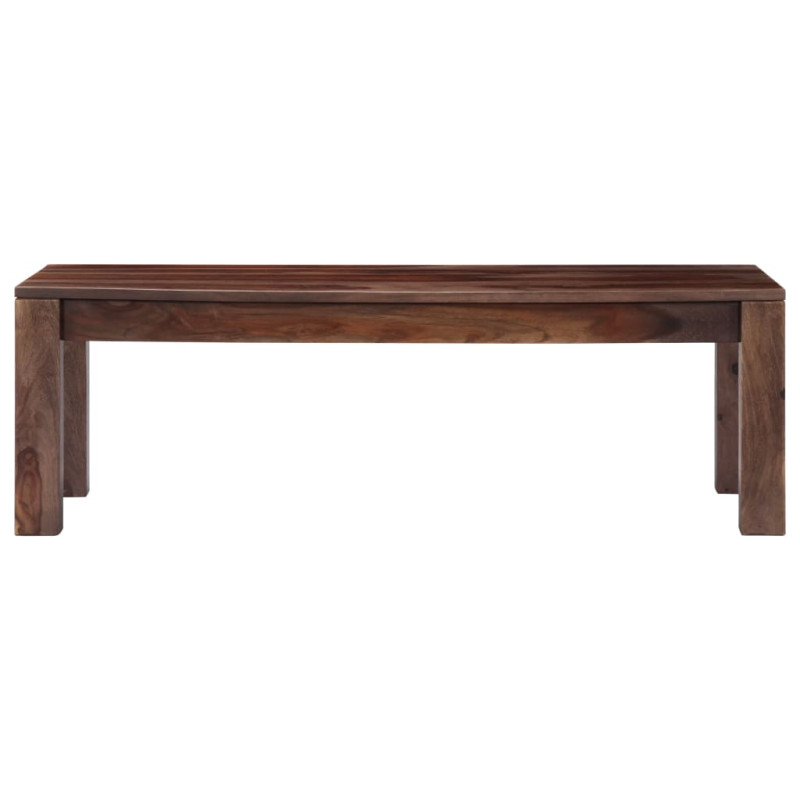 Stolik kawowy, szary, 110x50x35 cm, lite drewno