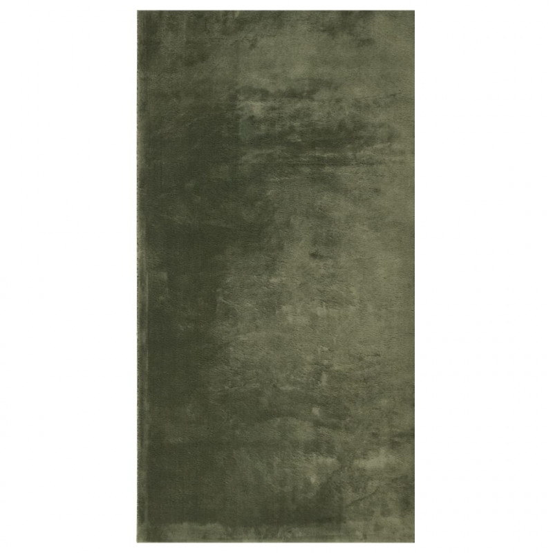 Dywan HUARTE z krótkim włosiem, zielony, 80x150 cm