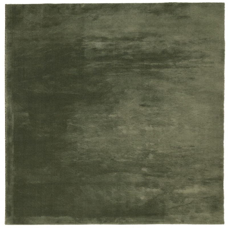 Dywan HUARTE z krótkim włosiem, zielony, 200x200 cm