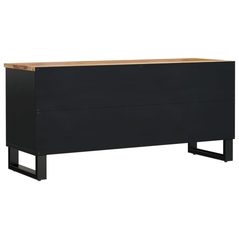 Szafka RTV, 100x33x46 cm, akacja i materiał drewnopochodny