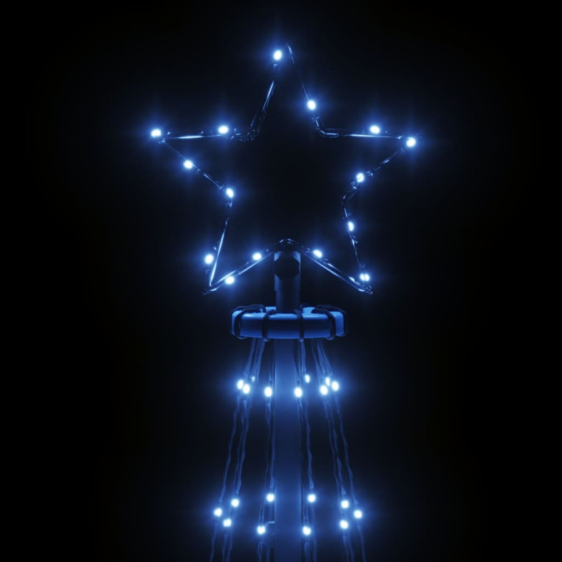 Choinka z kołkiem gruntowym, 310 niebieskich LED, 300 cm