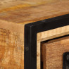 Szafka pod TV z szufladami, 120x30x40 cm, lite drewno mango