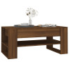 Stolik kawowy, brązowy dąb 102x55x45 cm materiał drewnopochodny