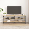Szafka pod TV, dąb sonoma, 140x30x50cm, materiał drewnopochodny