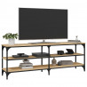 Szafka pod TV, dąb sonoma, 140x30x50cm, materiał drewnopochodny