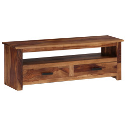 Szafka pod TV, 118x30x40 cm, lite drewno