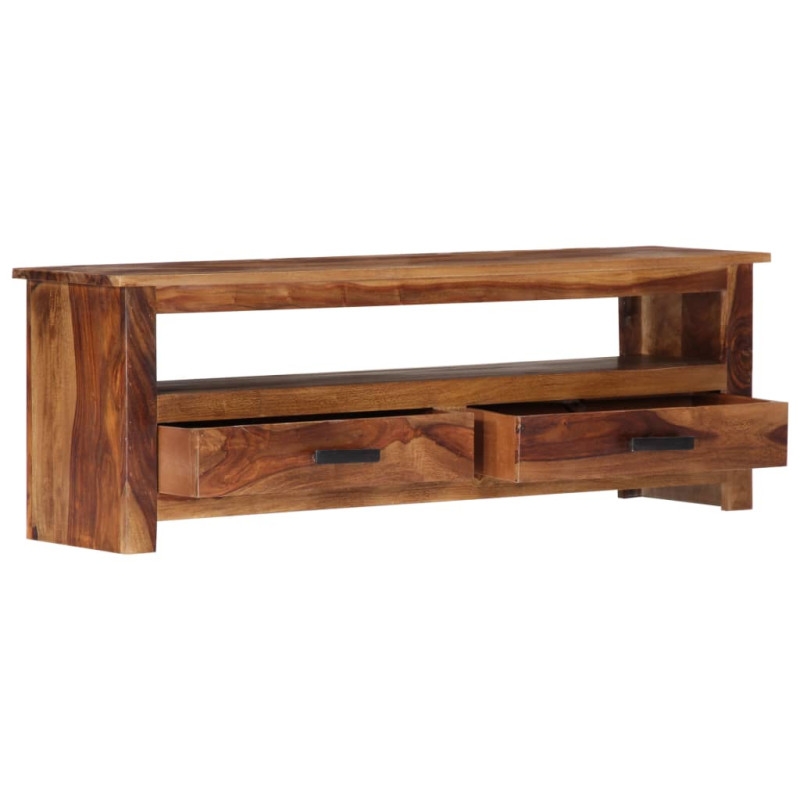 Szafka pod TV, 118x30x40 cm, lite drewno