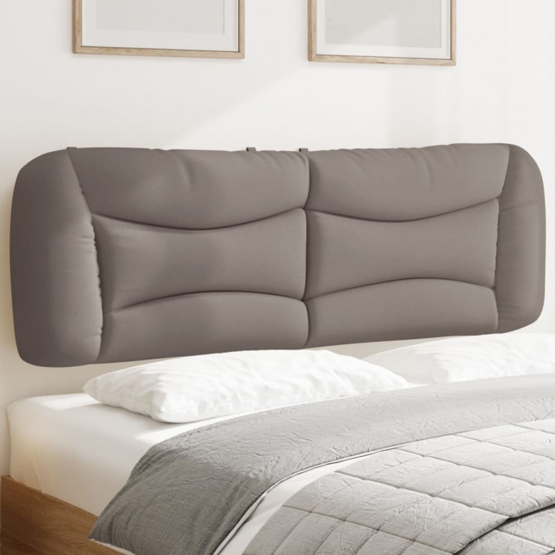 Poduszka na wezgłowie, kolor taupe, 160 cm, tkanina
