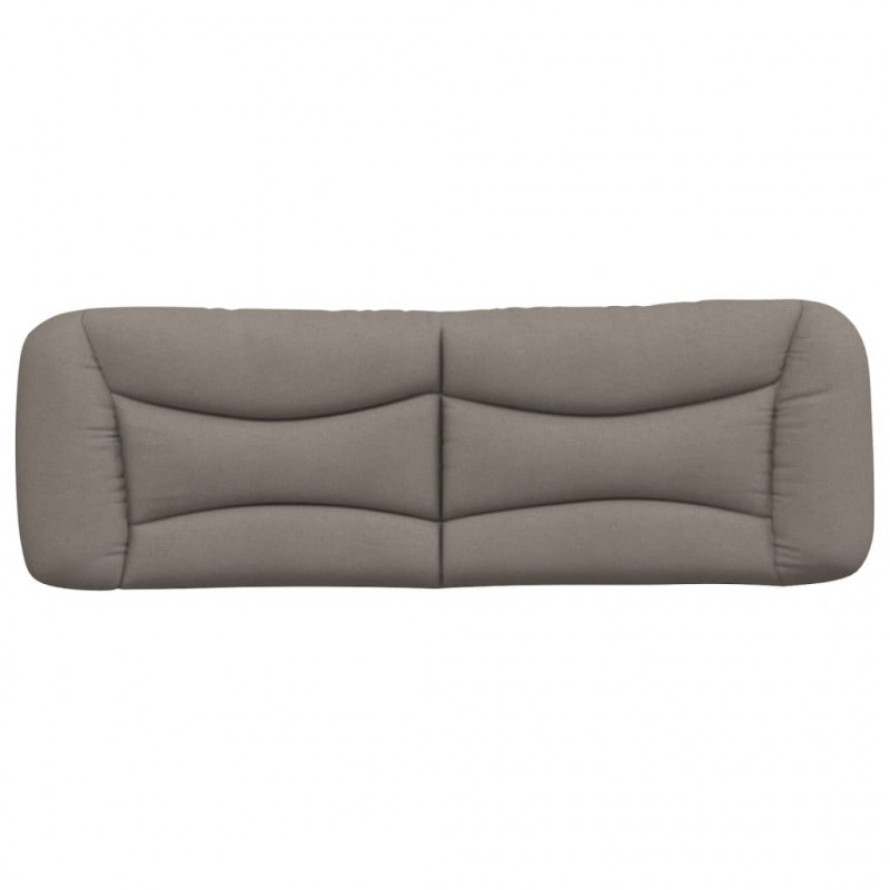 Poduszka na wezgłowie, kolor taupe, 160 cm, tkanina