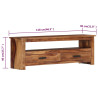 Szafka pod TV, 118x30x40 cm, lite drewno