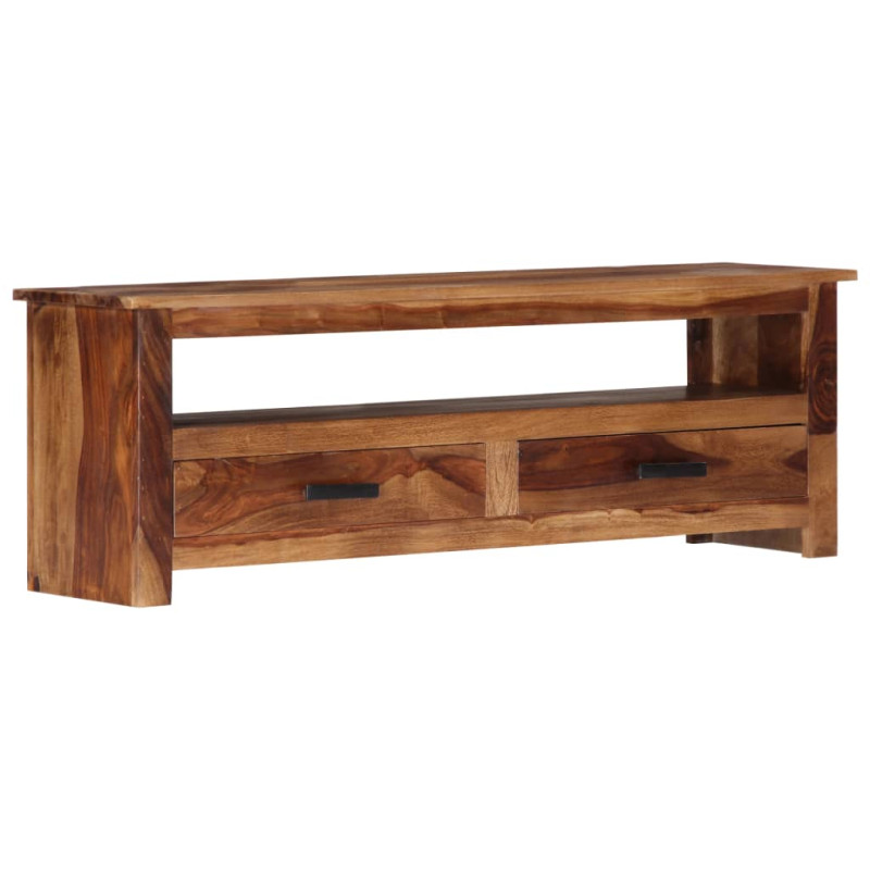 Szafka pod TV, 118x30x40 cm, lite drewno