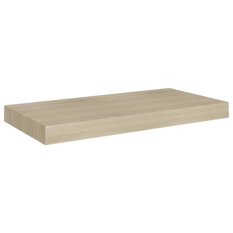 Półka ścienna, kolor dębowy, 50 x 23 x 3,8 cm, MDF